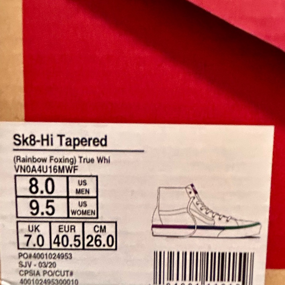 VAN HIGH TOP PRIDE SNEAKERS